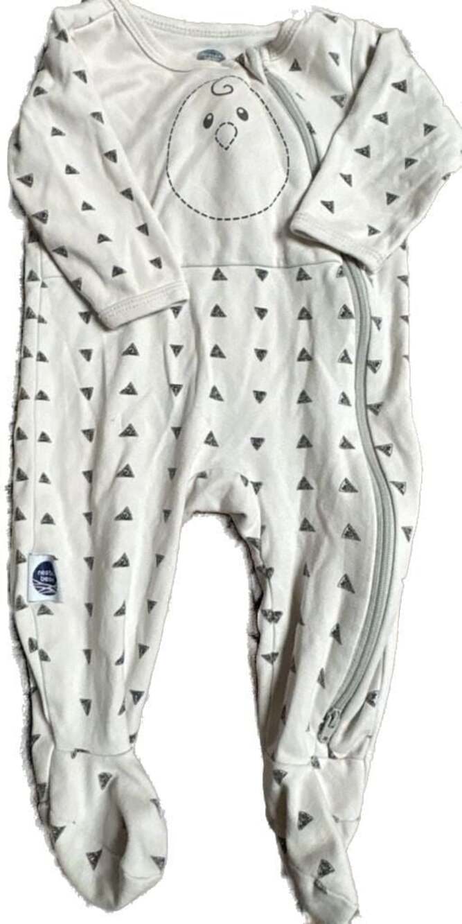 Nested Bean Zen Footie Classic Gently Weighted Long-Sleeve Baby Pajamas - 6 mont